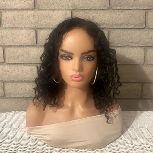 100% Human Hair Wig 14” curly